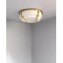 PS2647 FRENCH 2-TIERED FLUSH MOUNT