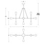 PS1614 JAGGER CHANDELIER