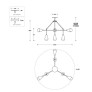 PS1614 JAGGER CHANDELIER