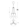 PS1614 JAGGER CHANDELIER