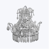 PS1709 CERAMIC CHANDELIER