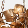 PS1717 FLORET OYSTER SHELL CHANDELIER