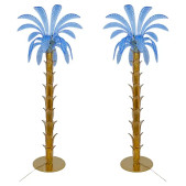 PS1844 PALM TREE LAMP PAIR