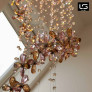 PS2035 CRYSTAL TWIGS CASCADE RADIANT CHANDELIER