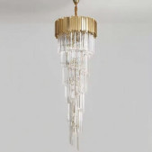 PS2074 CRYSTAL STAIRWELL CHANDELIER