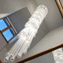 PS2075 ORTA SPIRAL GLASS CHANDELIER