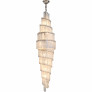 PS2077 Luminous Serenity Alabaster Stairwell Chandelier