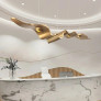 PS2157 GOLD RIBBON CHANDELIER