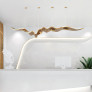 PS2157 GOLD RIBBON CHANDELIER