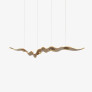 PS2157 GOLD RIBBON CHANDELIER