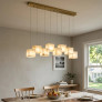 PS2158 ALABASTER BOX CHANDELIER