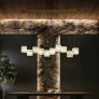 PS2158 ALABASTER BOX CHANDELIER