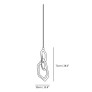 PS2159 CLOUD RINGS SERIES CHANDELIER