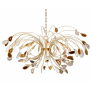 PS2160 AGATE AND BRASS CHANDELIER