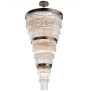 PS2171 3 METAL RINGS CHANDELIER