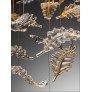 PS2172 LEAF MURANO GLASS CHANDELIER