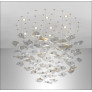 PS2174 CLEAR GOLD MURANO CHANDELIER