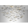 PS2174 CLEAR GOLD MURANO CHANDELIER