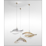 PS2174 CLEAR GOLD MURANO CHANDELIER