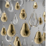 PS2176 MURANO DROPLETS CHANDELIER
