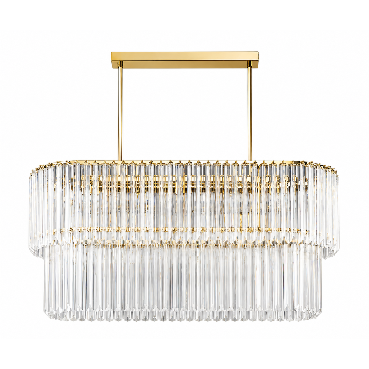 PS2185 GOLD OVAL CHANDELIER PS2185 GOLD OVAL CHANDELIER