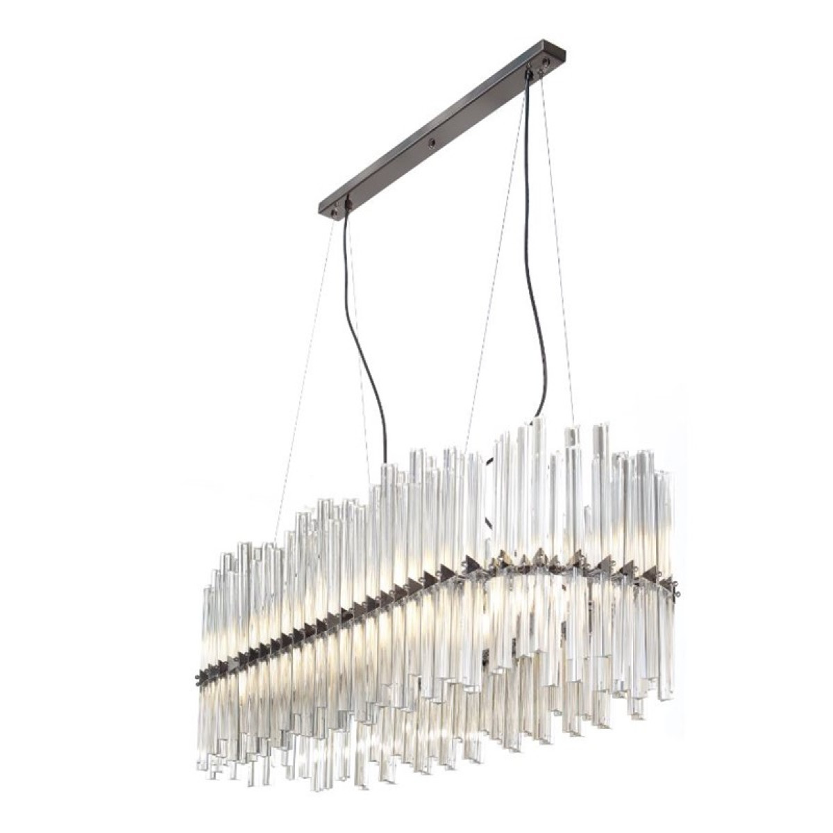 PS2188 CLEAR TRIHEDRON CHANDELIER PS2188 CLEAR TRIHEDRON CHANDELIER