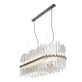 PS2188 CLEAR TRIHEDRON CHANDELIER