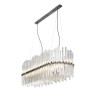 PS2188 CLEAR TRIHEDRON CHANDELIER