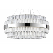 PS2192 TRIHEDRONS NICKEL CHANDELIER