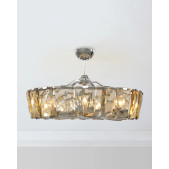 PS2222 10-LIGHT CRYSTAL FANDELIER