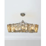 PS2222 10-LIGHT CRYSTAL FANDELIER