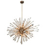 PS2233 GLASS TEARDROP OVAL SPUTNIK CHANDELIER