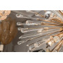PS2233 GLASS TEARDROP OVAL SPUTNIK CHANDELIER