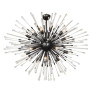 PS2235 CUSTOM TEARDROP AND GLASS ROD SPUTNIK CHANDELIER