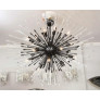 PS2235 CUSTOM TEARDROP AND GLASS ROD SPUTNIK CHANDELIER