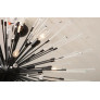 PS2235 CUSTOM TEARDROP AND GLASS ROD SPUTNIK CHANDELIER
