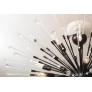 PS2235 CUSTOM TEARDROP AND GLASS ROD SPUTNIK CHANDELIER