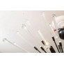 PS2235 CUSTOM TEARDROP AND GLASS ROD SPUTNIK CHANDELIER