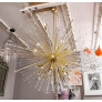 PS2236 GIANT GLASS TEARDROP SPUTNIK CHANDELIER