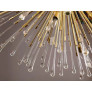 PS2236 GIANT GLASS TEARDROP SPUTNIK CHANDELIER