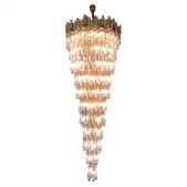 PS2240 TEARDROP GLASS CHANDELIER
