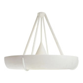 PS2310 BESPOKE SCULPTURAL PLASTER LIGHT FIXTURE IN THE JEAN