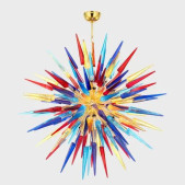 PS2350 CONTEMPORARY CHANDELIER STARBURST MULTICOLOR