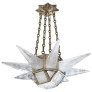 PS2393 CONTEMPORARY ROCK CRYSTAL QUARTZ CHANDELIER