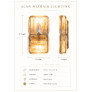 PS2419 SMOOKY WALL SCONCES