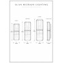 PS2419 SMOOKY WALL SCONCES