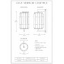 PS2421 ORBIT WALL SCONCE