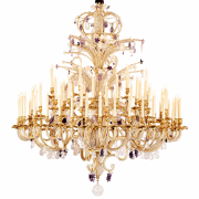 PS2424 IMPORTANT GENOESE CHANDELIER