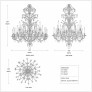 PS2424 IMPORTANT GENOESE CHANDELIER