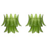 PS2471 ITALIAN MURANO GLASS PALM LEAF
